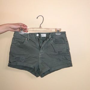PacSun High-Rise Ripped Jean Shorts